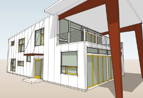 Home Design Blog on Plans By Gregory La Vardera Architect  New Ecosteel House Designs